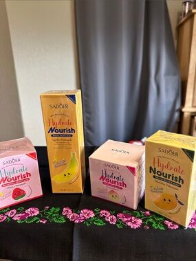 4 Sadoer fruity hand creams! Great for Christmas and stocking stuffers!